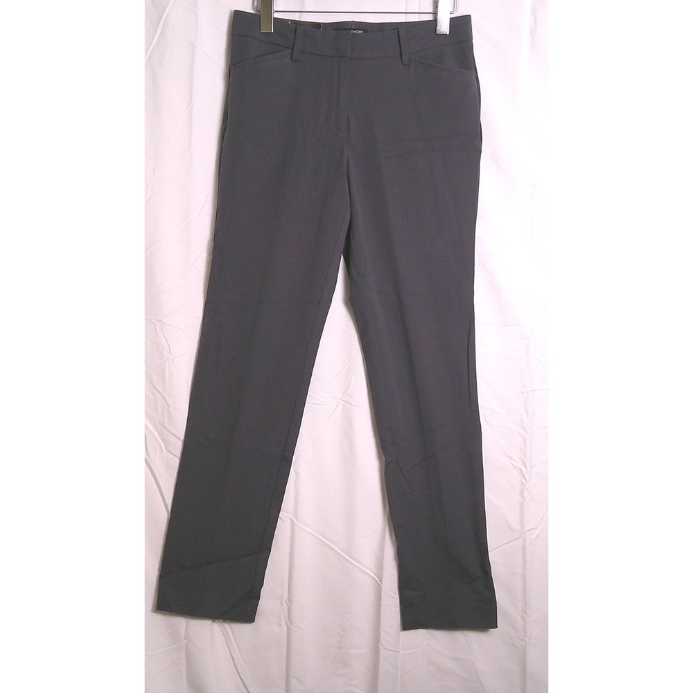 41 Hawthorn Pants Womens Size 8 Black Flat Front Stretch Career Casual - Picture 1 of 3